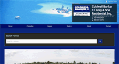 Desktop Screenshot of coldwellbankerfigreyresidential.com